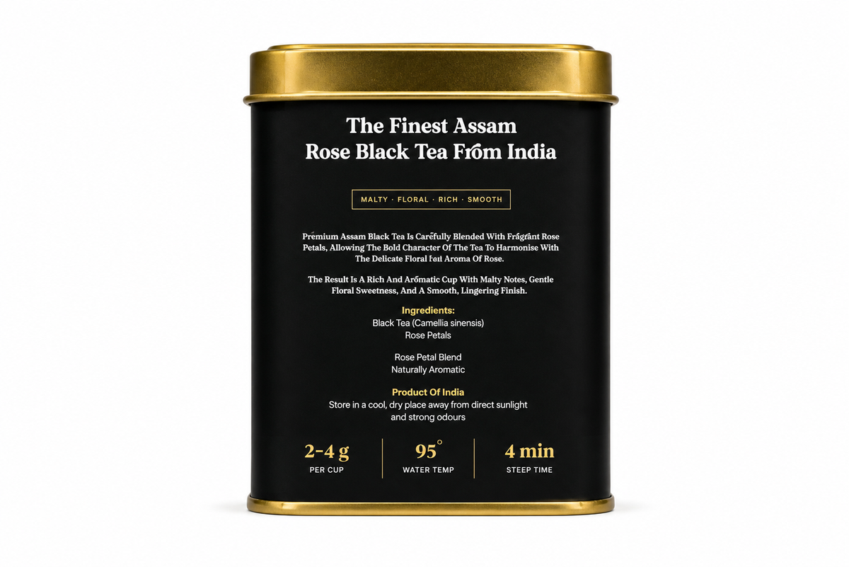Assam Black Tea With Rose