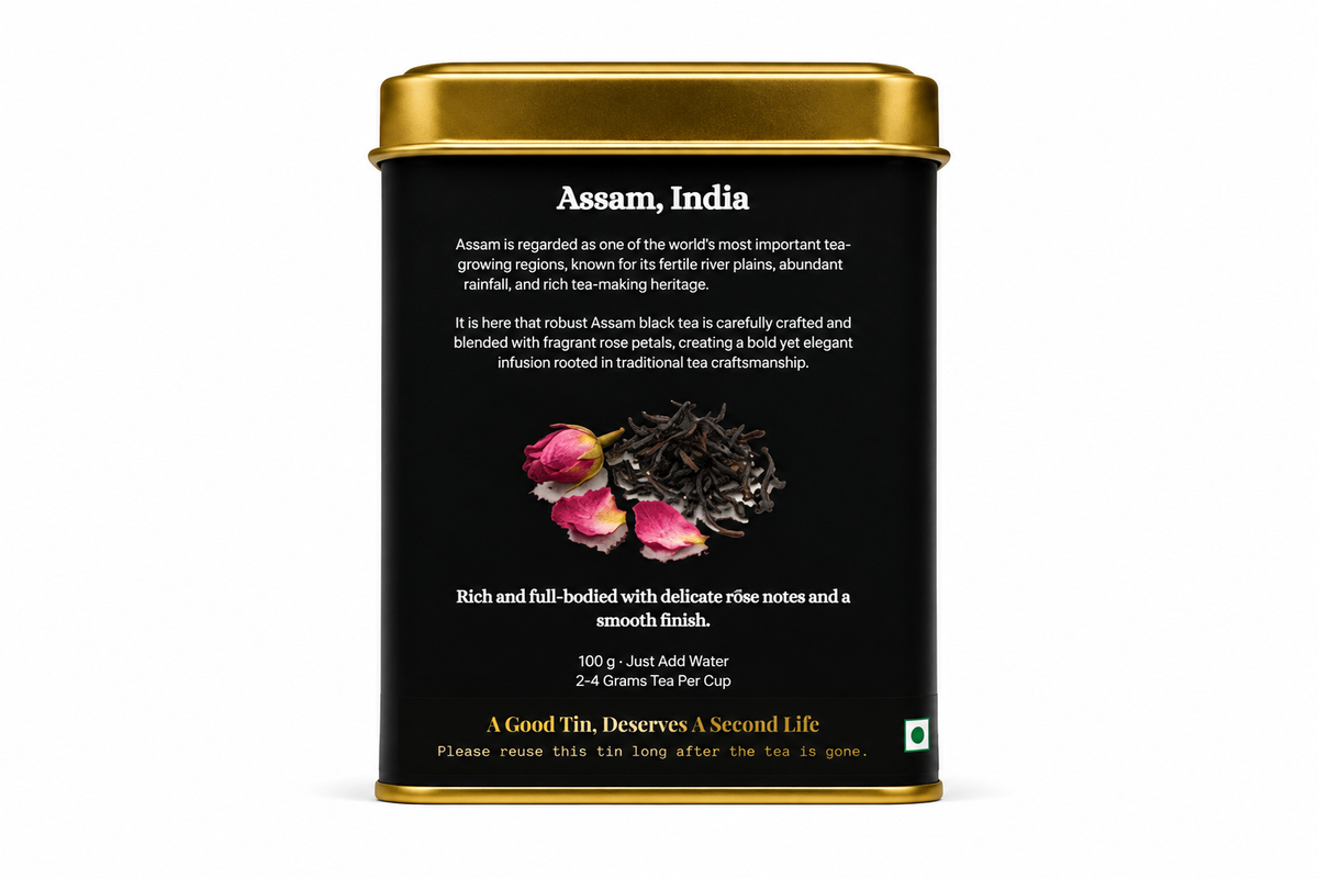 Assam Black Tea With Rose