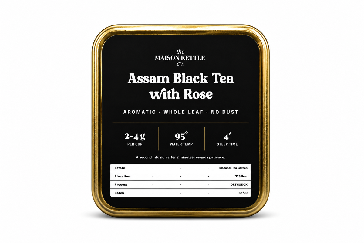 Assam Black Tea With Rose