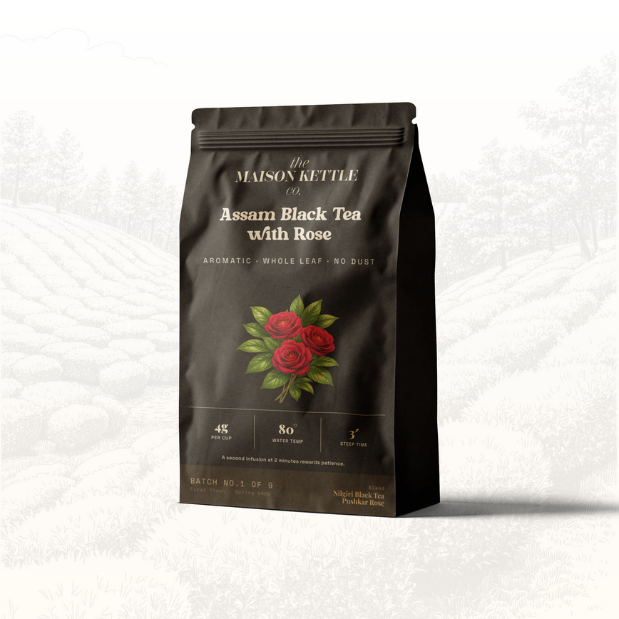 Assam Black Tea With Rose  - Batch 1/9