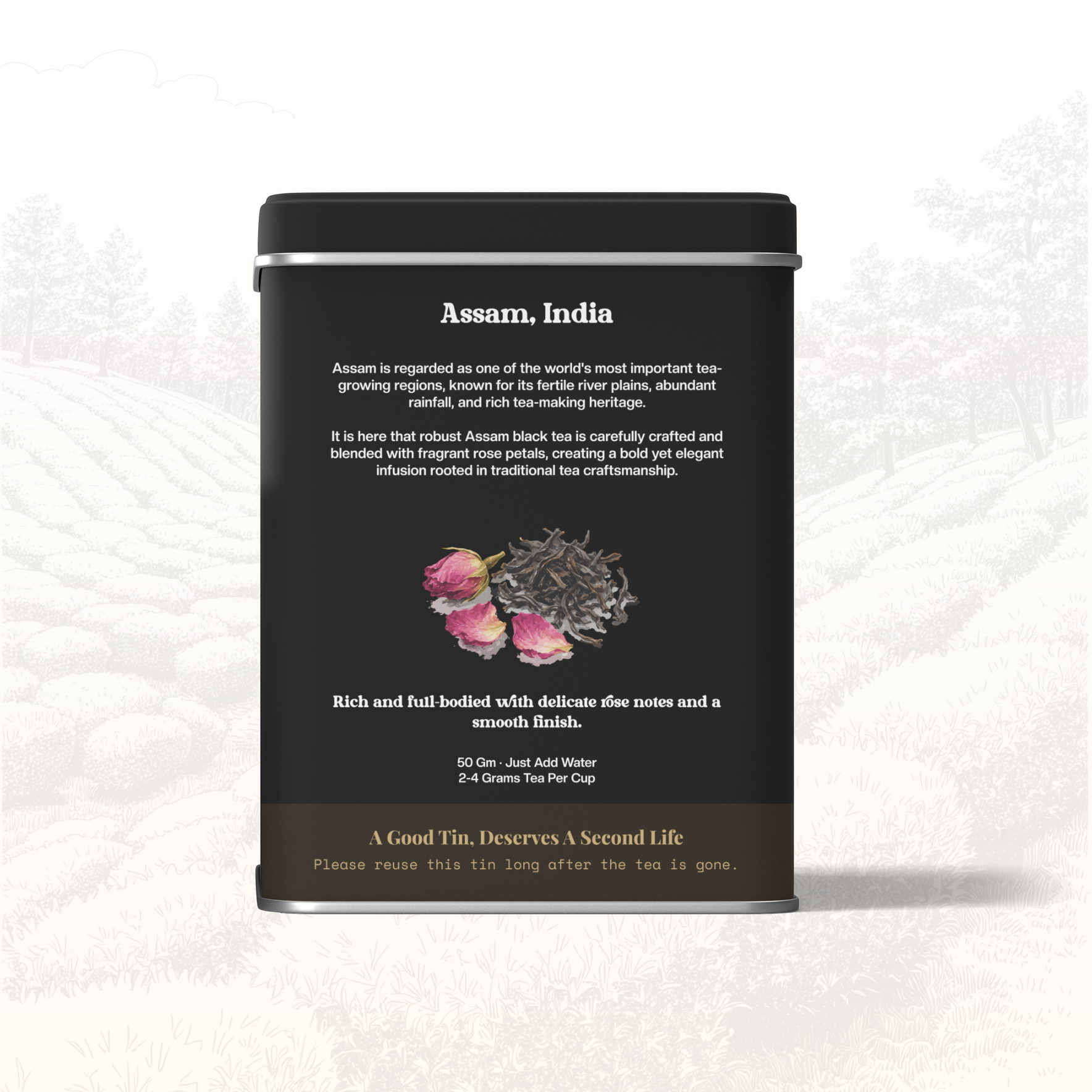 Assam Black Tea With Rose  - Batch 1/9