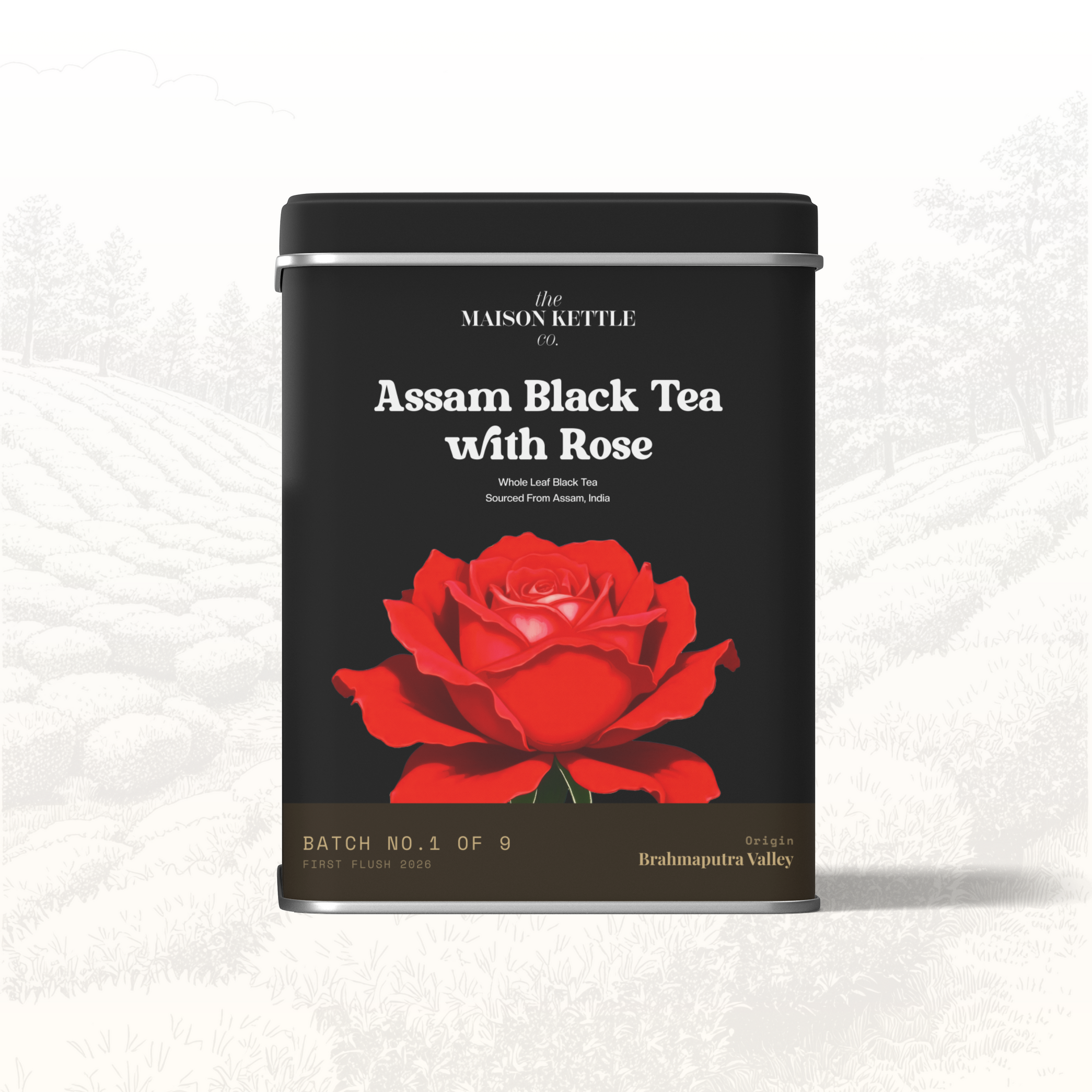 Assam Black Tea With Rose  - Batch 1/9